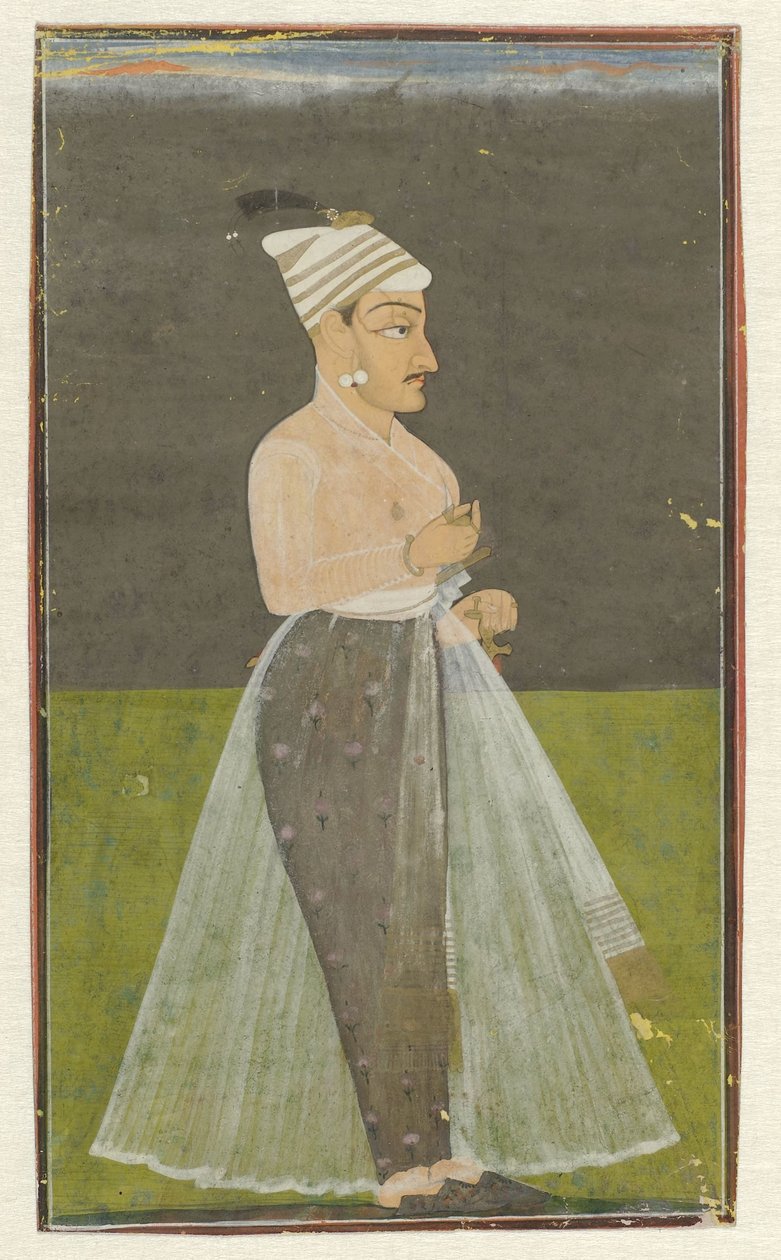 Portret van Daya Datta, Raja van Nurpur door Anonymous