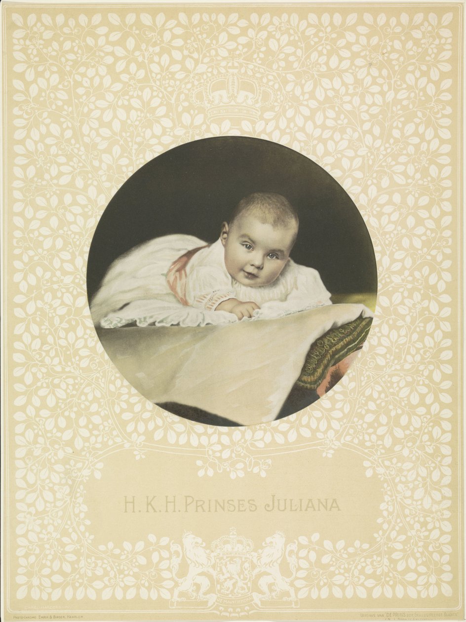 Portret van Juliana, koningin der Nederlanden door Anonymous