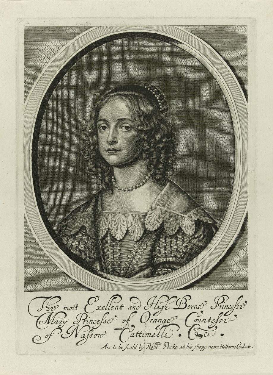 Portret van Maria Henrietta Stuart door Anonymous