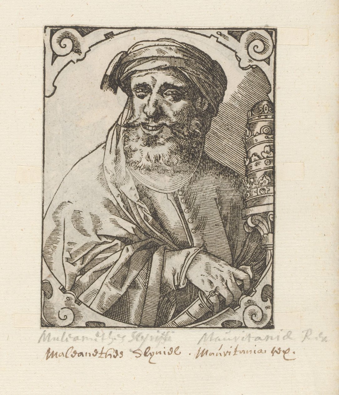 Portret van Muleamethes Scyriffi door Anonymous