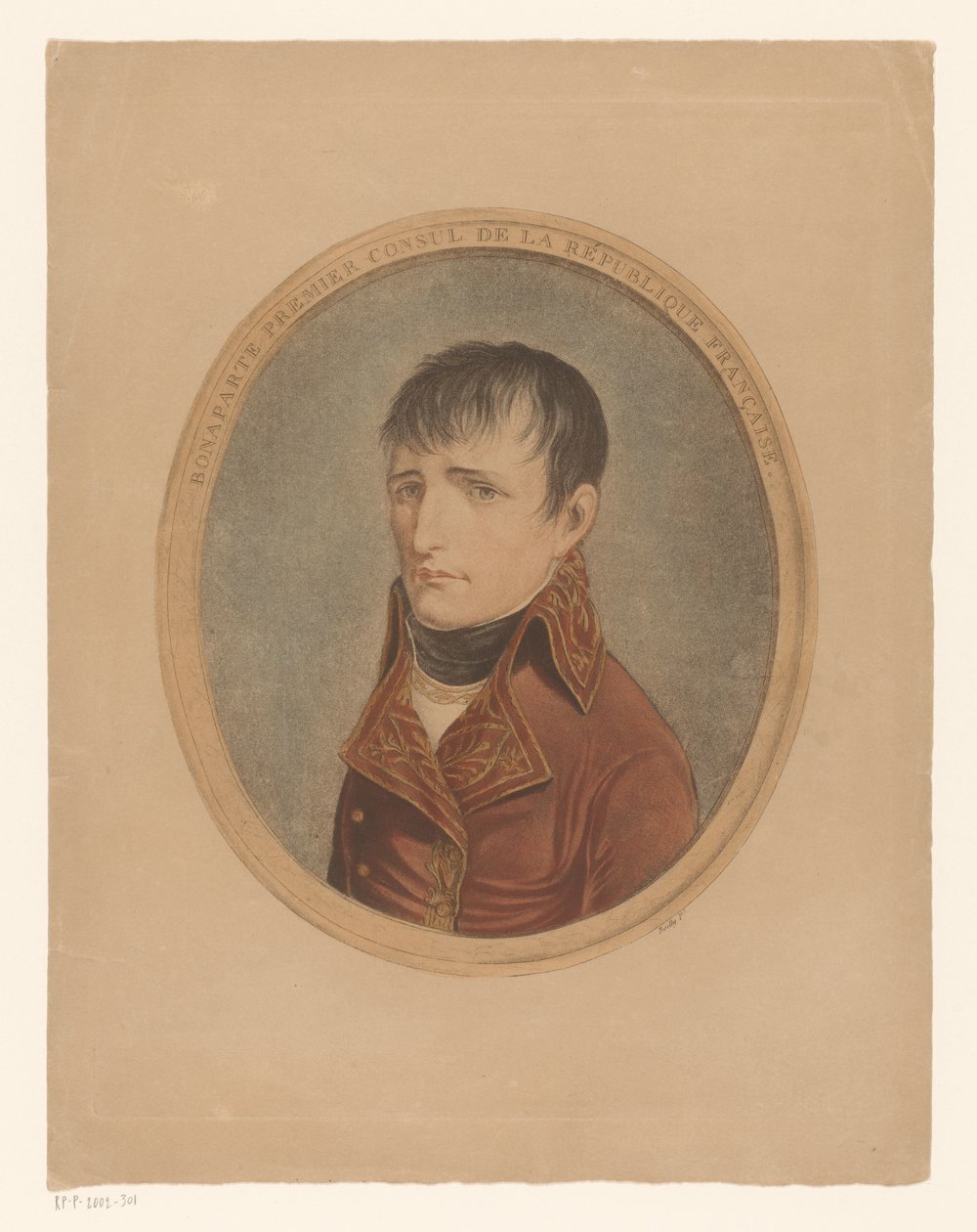 Portret van Napoleon I Bonaparte, keizer de Fransen door Anonymous