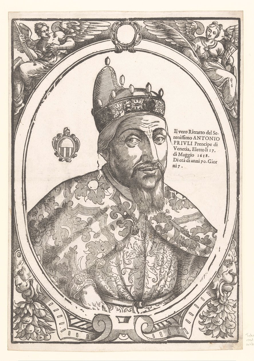Portret van doge Antonio Priuli door Anonymous