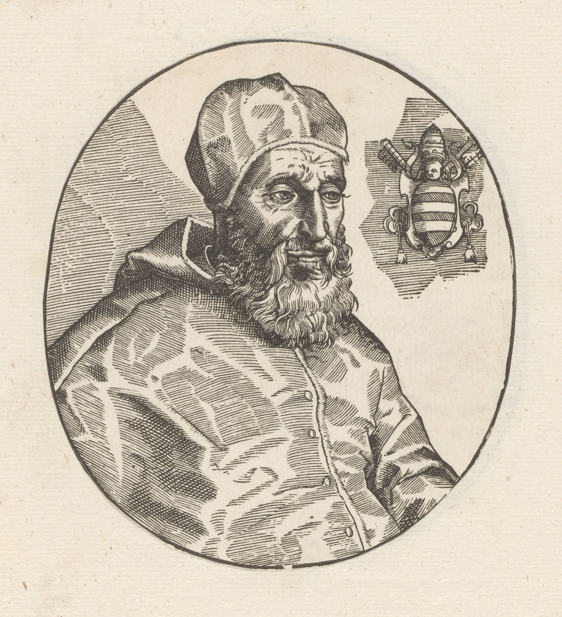 Portret van paus Paulus IV door Anonymous