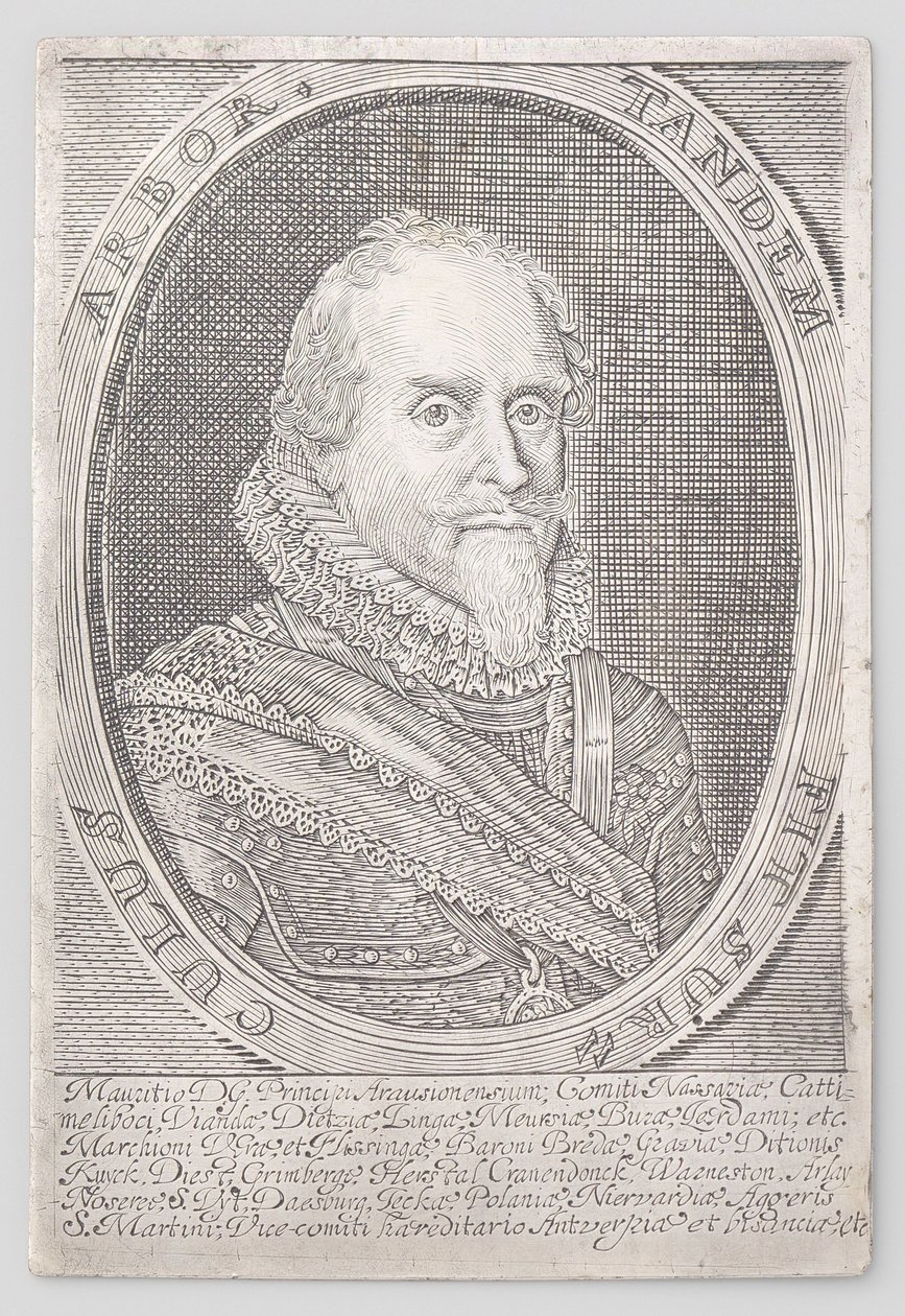 Portret van prins Maurits van Nassau door Anonymous