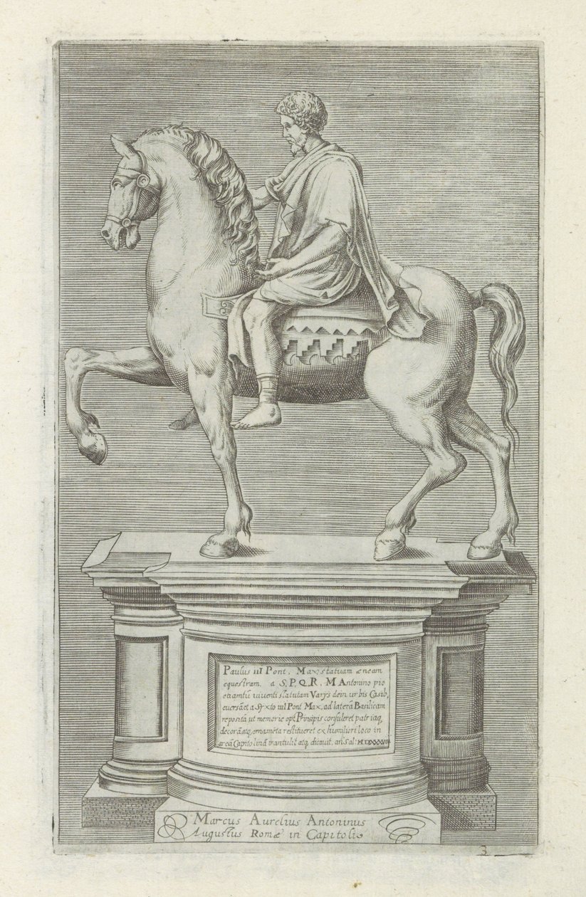 Ruiterstandbeeld van Marcus Aurelius door Anonymous