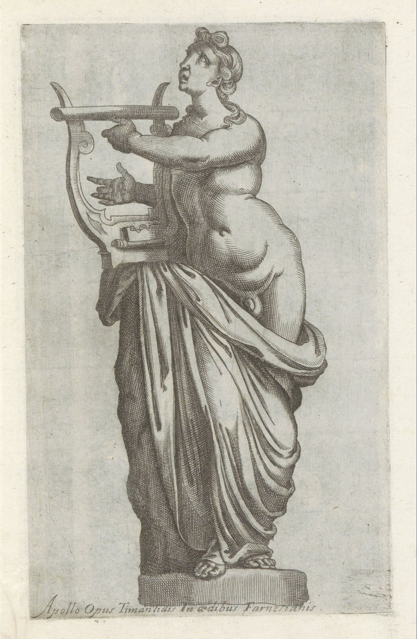 Sculptuur van Apollo door Anonymous