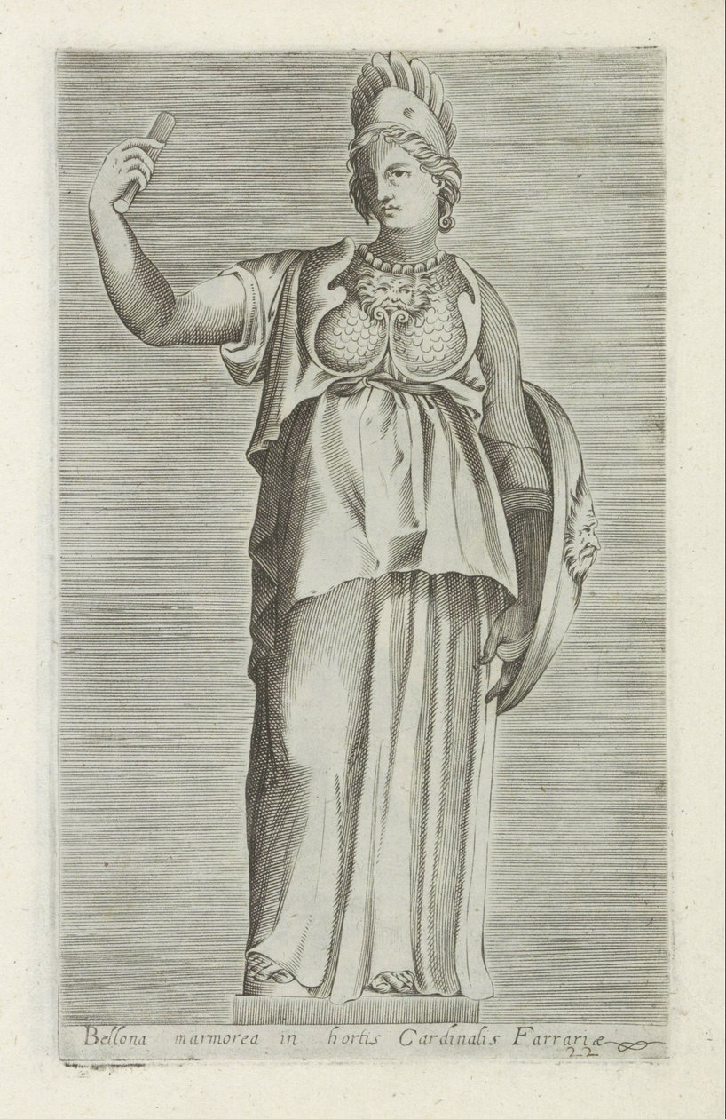Sculptuur van Bellona door Anonymous