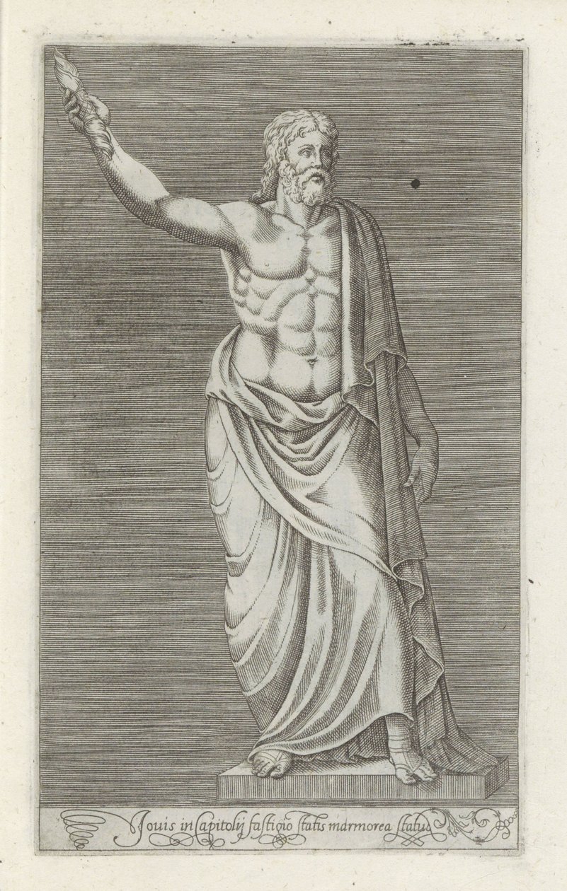 Sculptuur van Jupiter door Anonymous