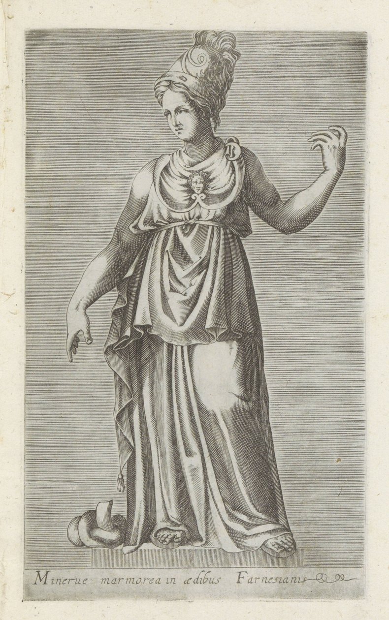 Sculptuur van Minerva door Anonymous