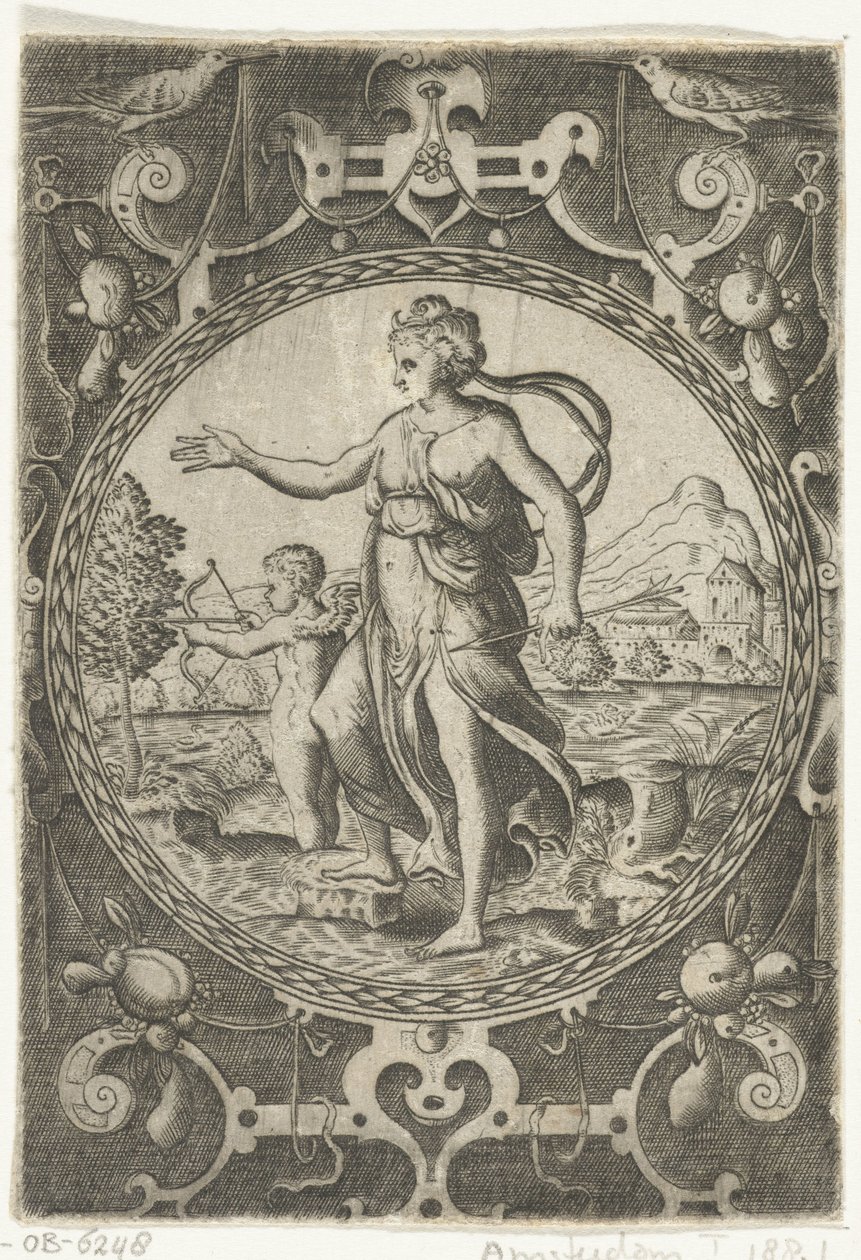 Venus en Cupido door Anonymous