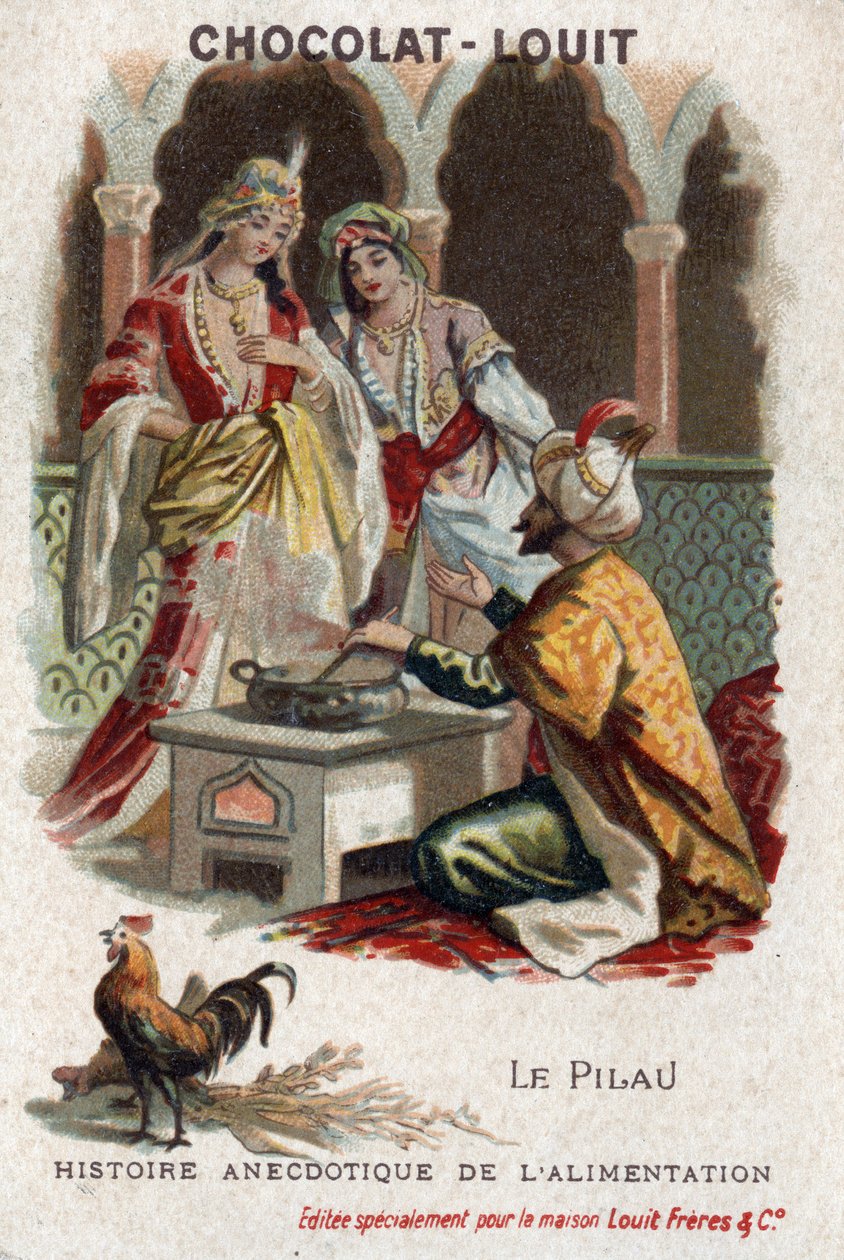 Anekdotische geschiedenis van voedsel: de pilaf (kalkoen). Sultan Amurat IV (of Murad IV) door Anonymous Anonymous