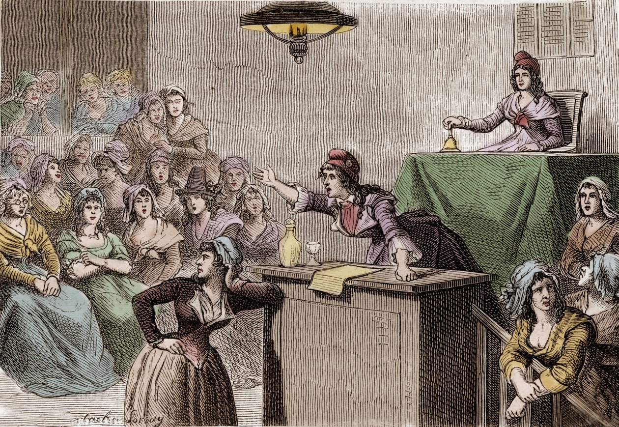 Franse Revolutie 1789 - 1799, politiek vrouwenclub door Anonymous Anonymous