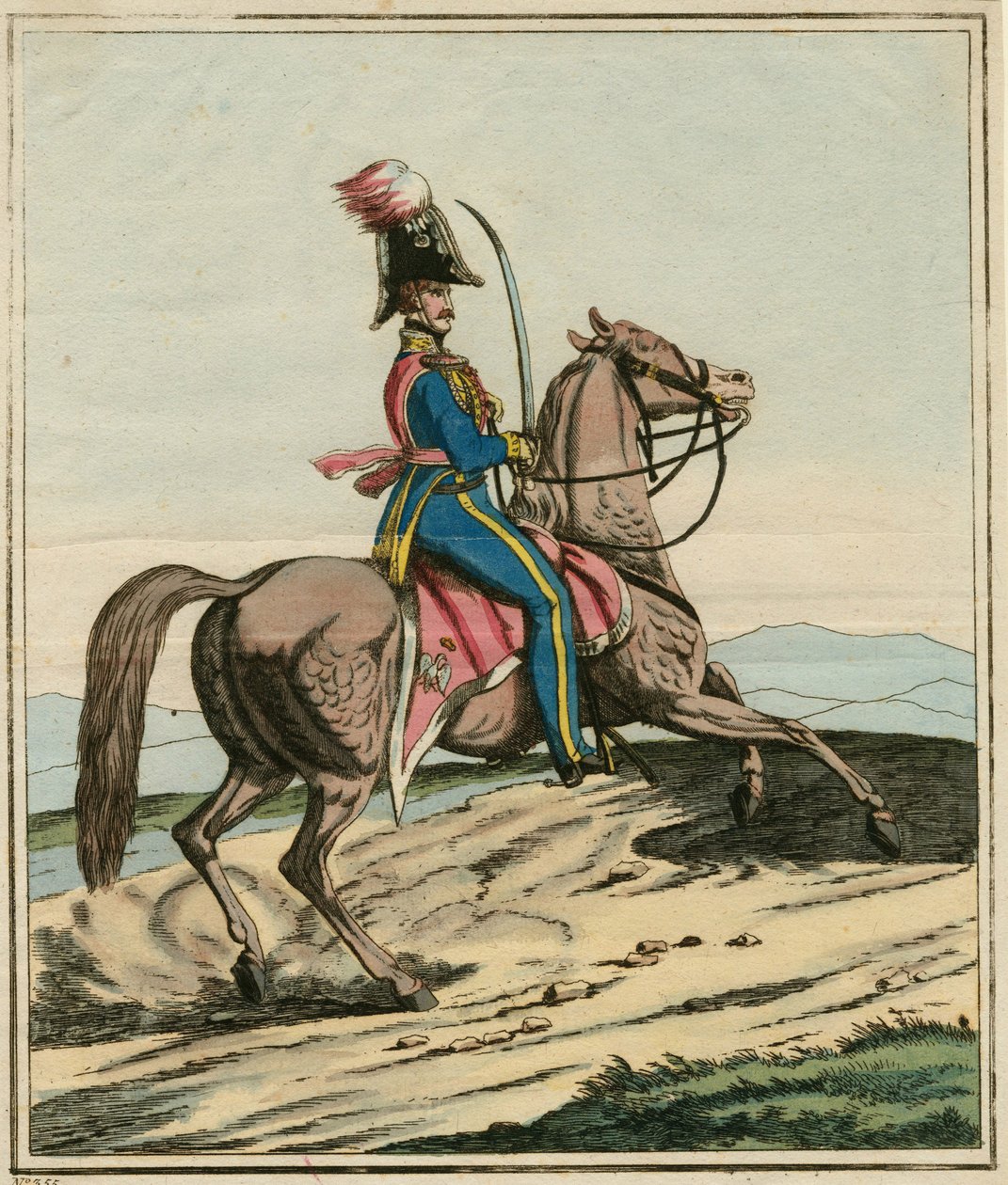 Generaal Jozef Dwernicki (1779-1857), Poolse generaal die deelnam aan de Novemberopstand of Pools-Russische oorlog van 1830-1831 door Anonymous Anonymous