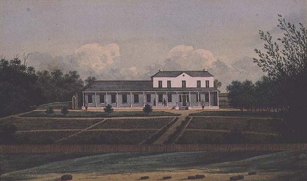Government House, Sydney, vanaf de achterkant door Anonymous Anonymous