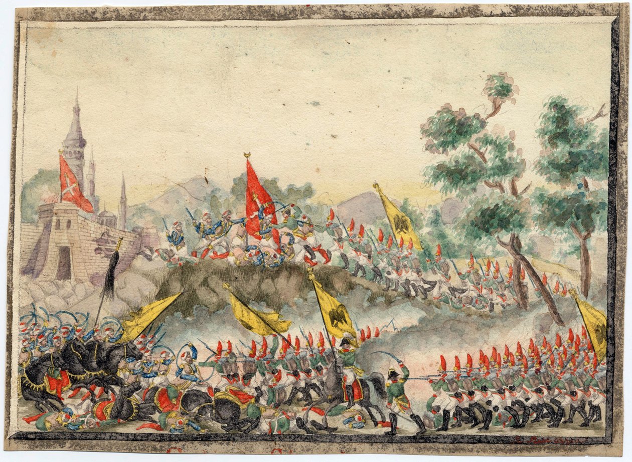 Russisch-Turkse oorlog van 1828-1829 - Russische leger veroverde Izmail fort in 1790 door Anonymous Anonymous