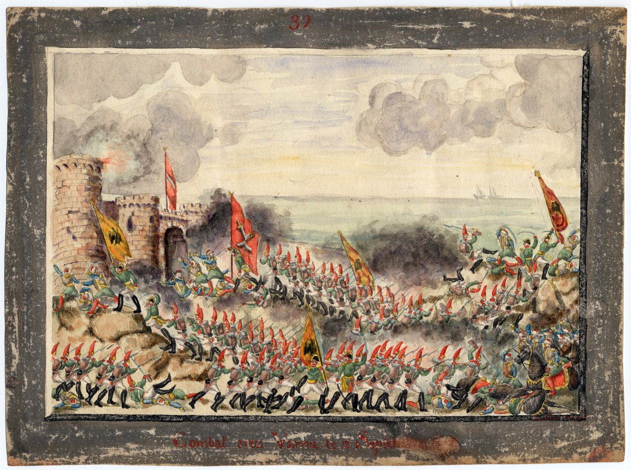 Russisch-Turkse oorlog van 1828-1829: het beleg van Varna in september 1828 door Anonymous Anonymous
