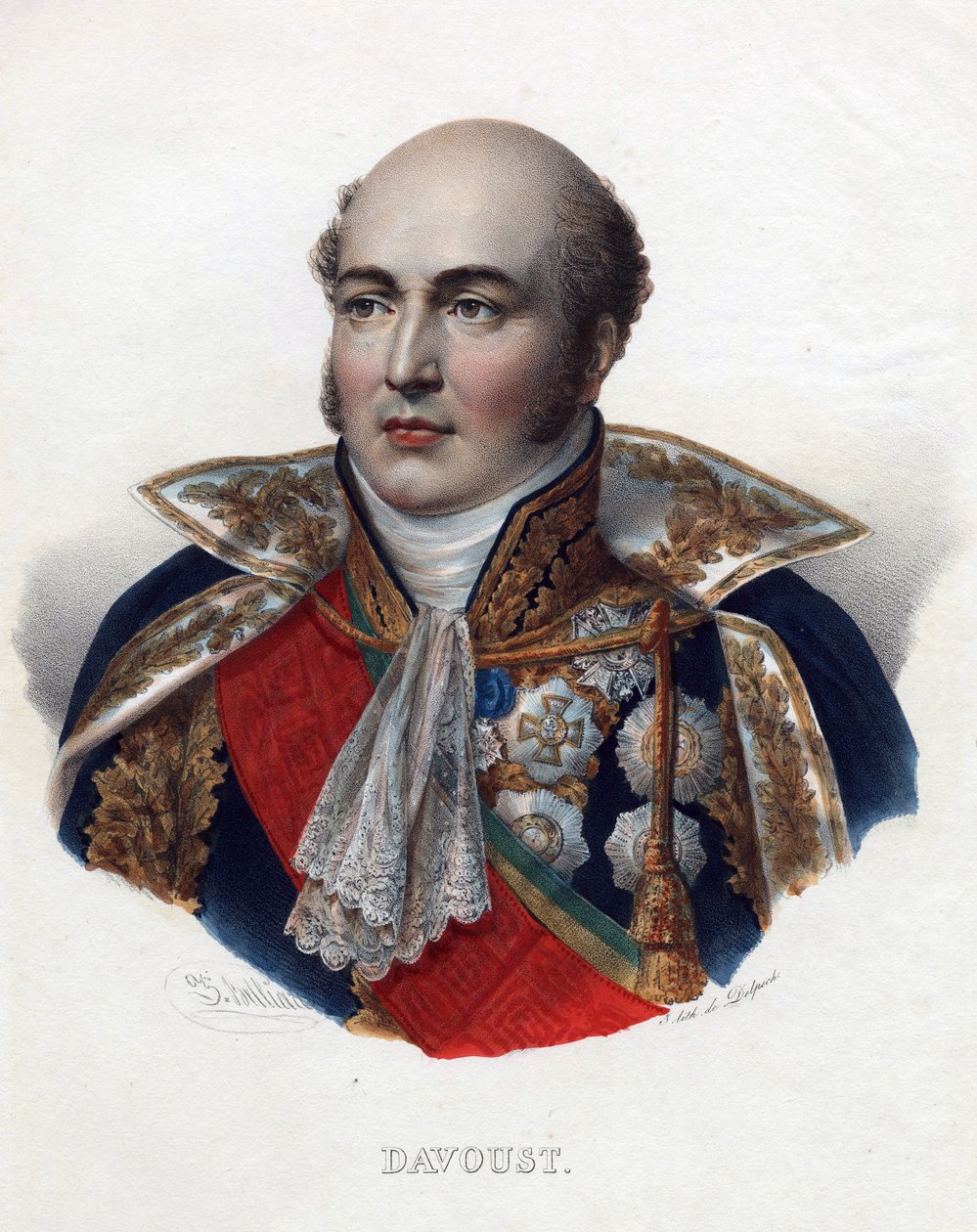 Louis Nicolas Davout, Maarschalk van Frankrijk door Anonymous Anonymous