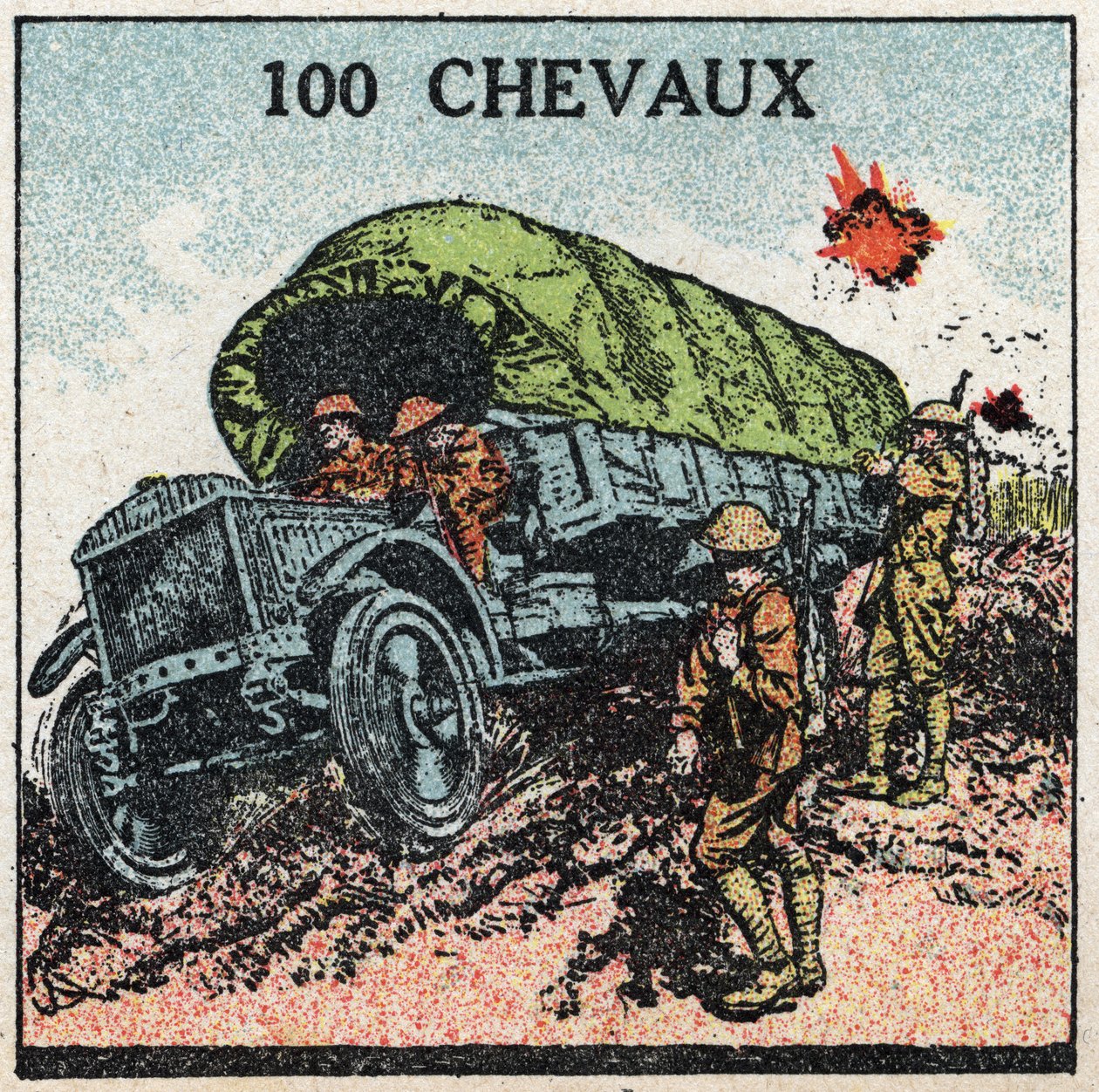 Mechanische tractie: militaire vrachtwagen tot 100 pk door Anonymous Anonymous