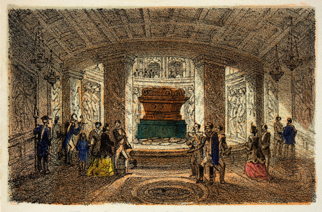Parijs 1874: Het graf van de keizer - privécollectie door Anonymous Anonymous