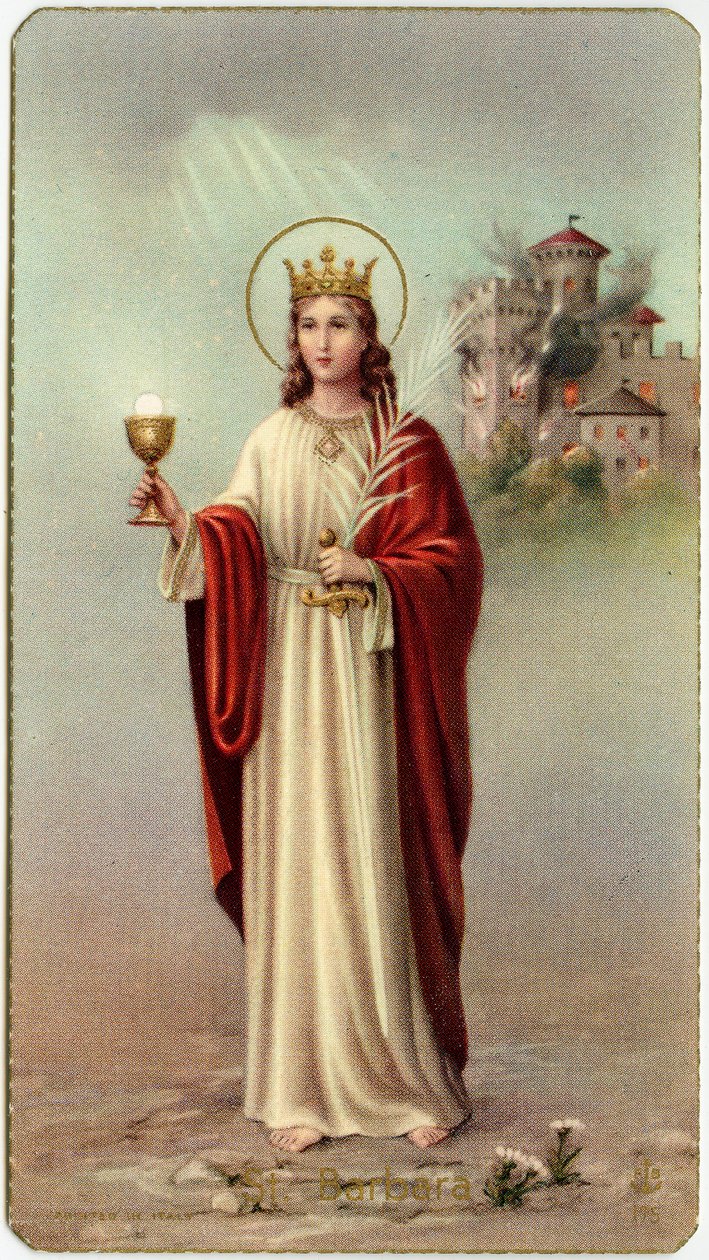 Vrome afbeelding: Sint Barbara door Anonymous Anonymous