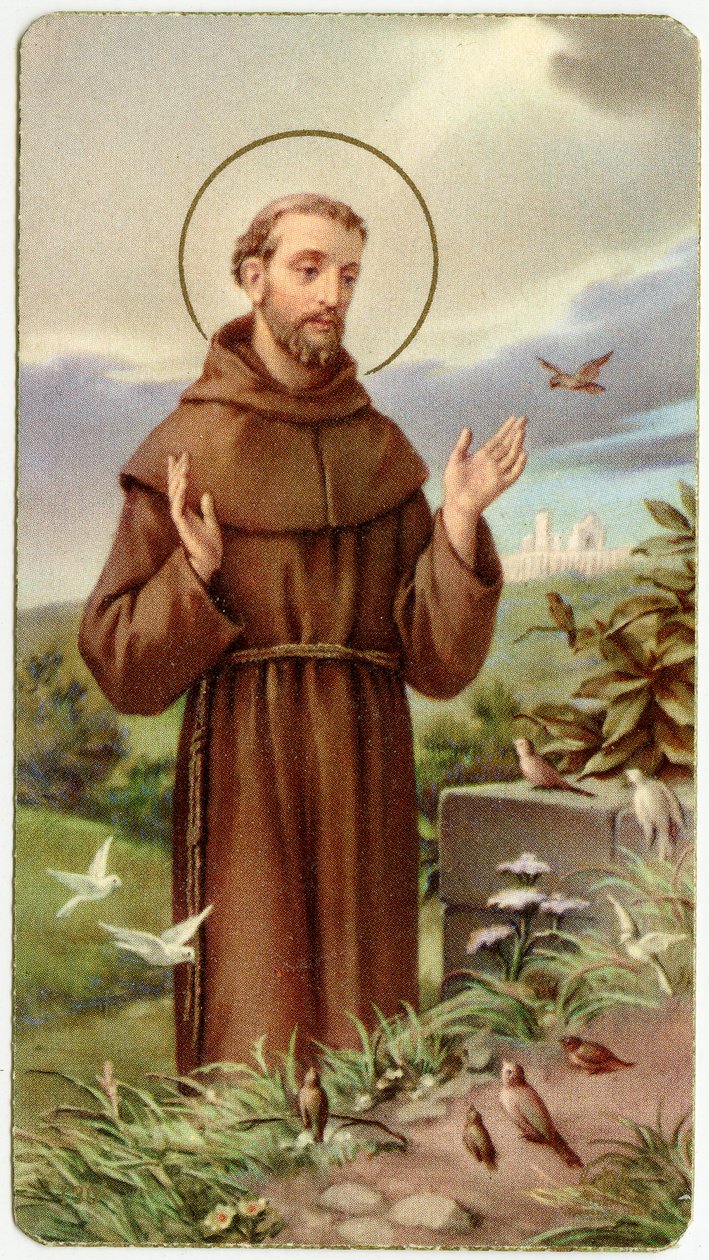 Vrome afbeelding: Sint Franciscus van Assisi door Anonymous Anonymous