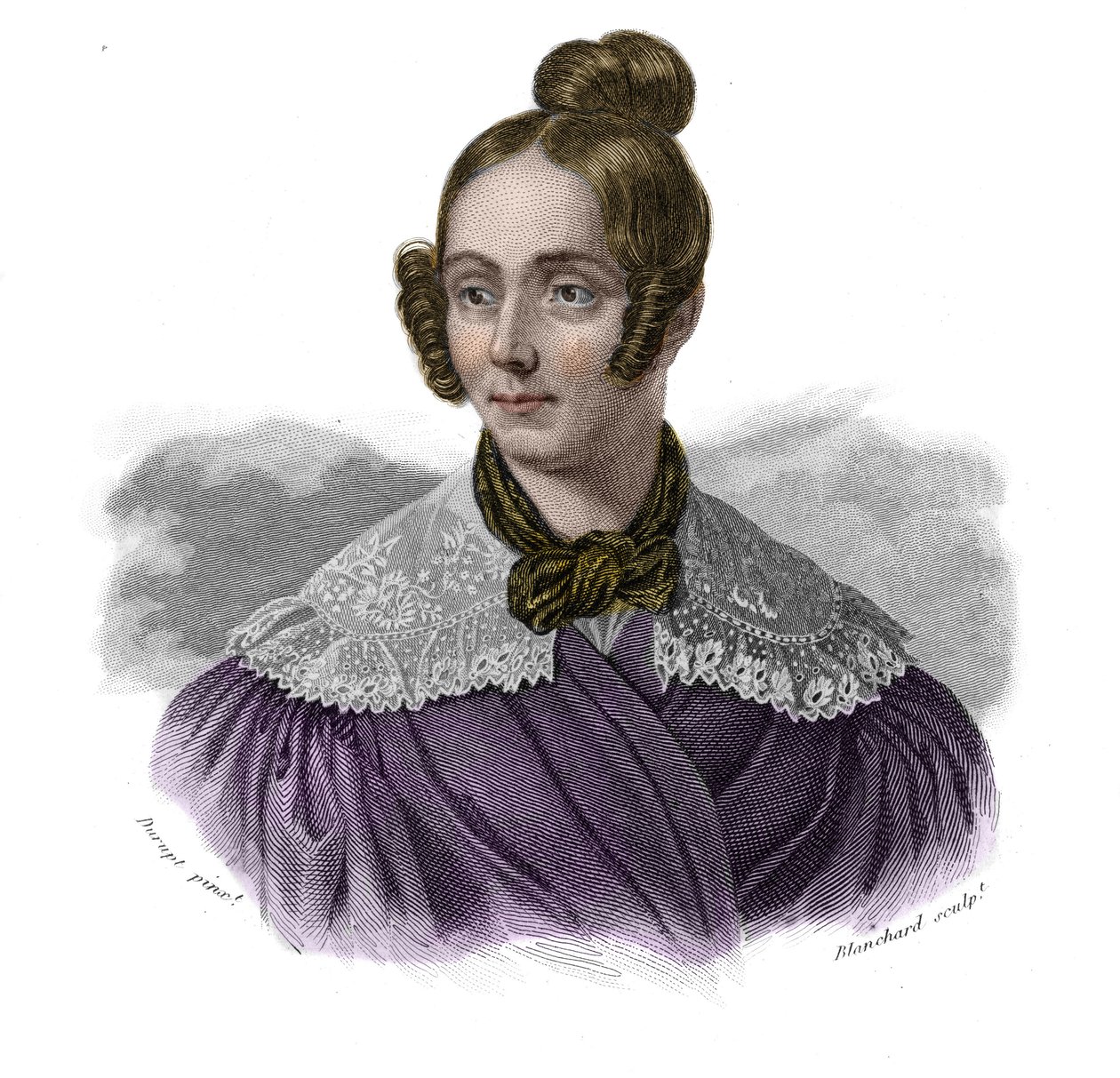 Portret van juffrouw Didion (Barbe Francoise Madeleine Didion) (1798-1836) in 