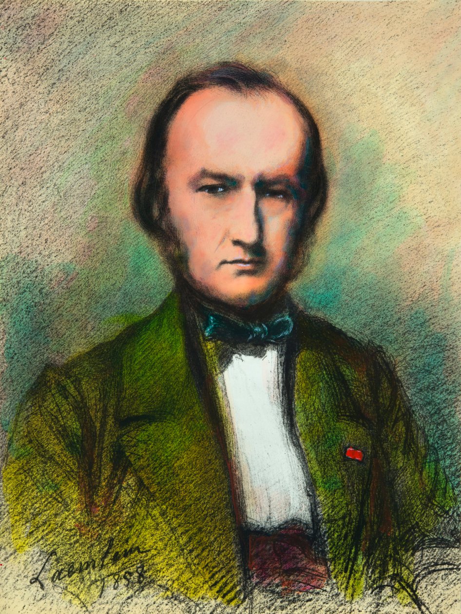 Portret van Claude Bernard (1813-1878), arts en fysioloog. Privécollectie door Anonymous Anonymous