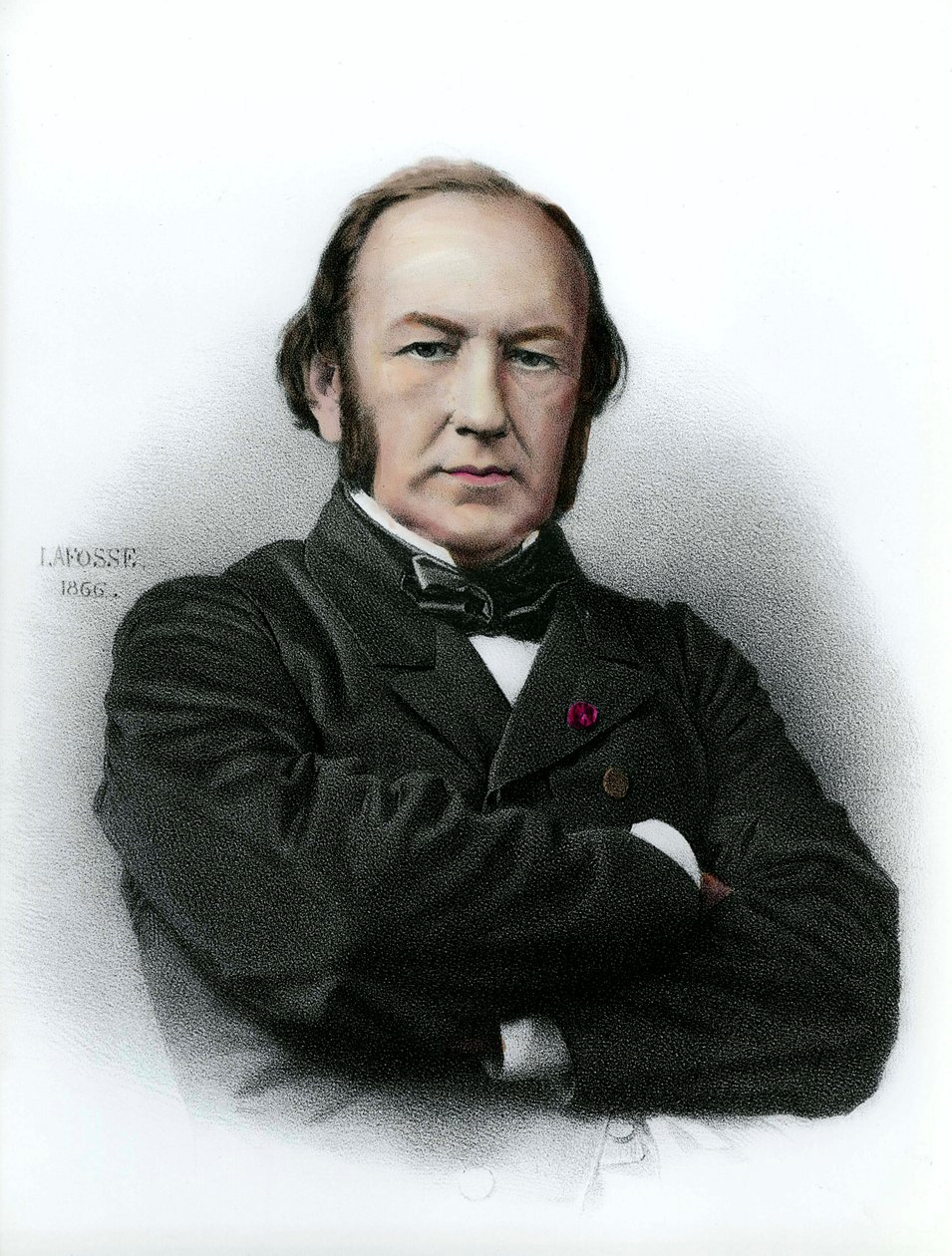Portret van Claude Bernard (1813 - 1878) Franse fysioloog door Anonymous Anonymous