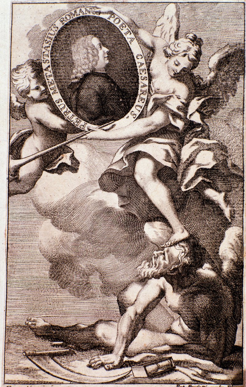 Portret van Pietro Metastasio door Anonymous Anonymous