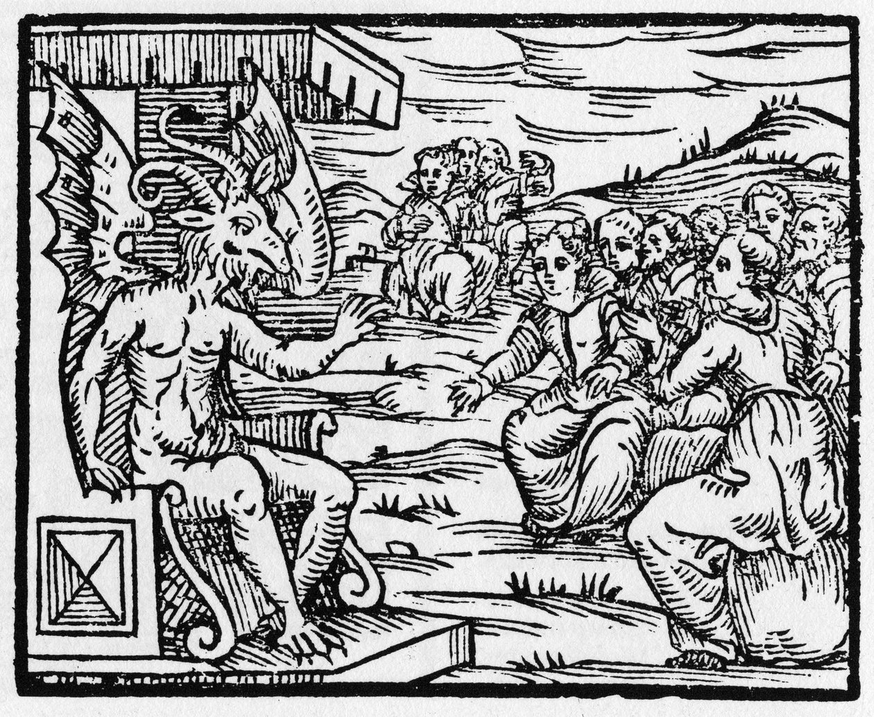 Satan spreekt tovenaars toe - 