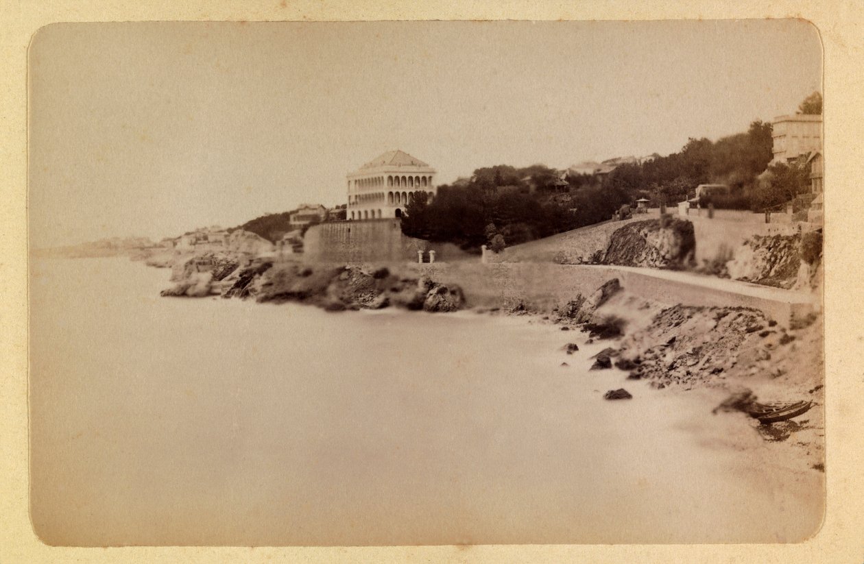 De stad Marseille en zijn omgeving circa 1885-1890: La route de la Corniche, Privécollectie door Anonymous Anonymous