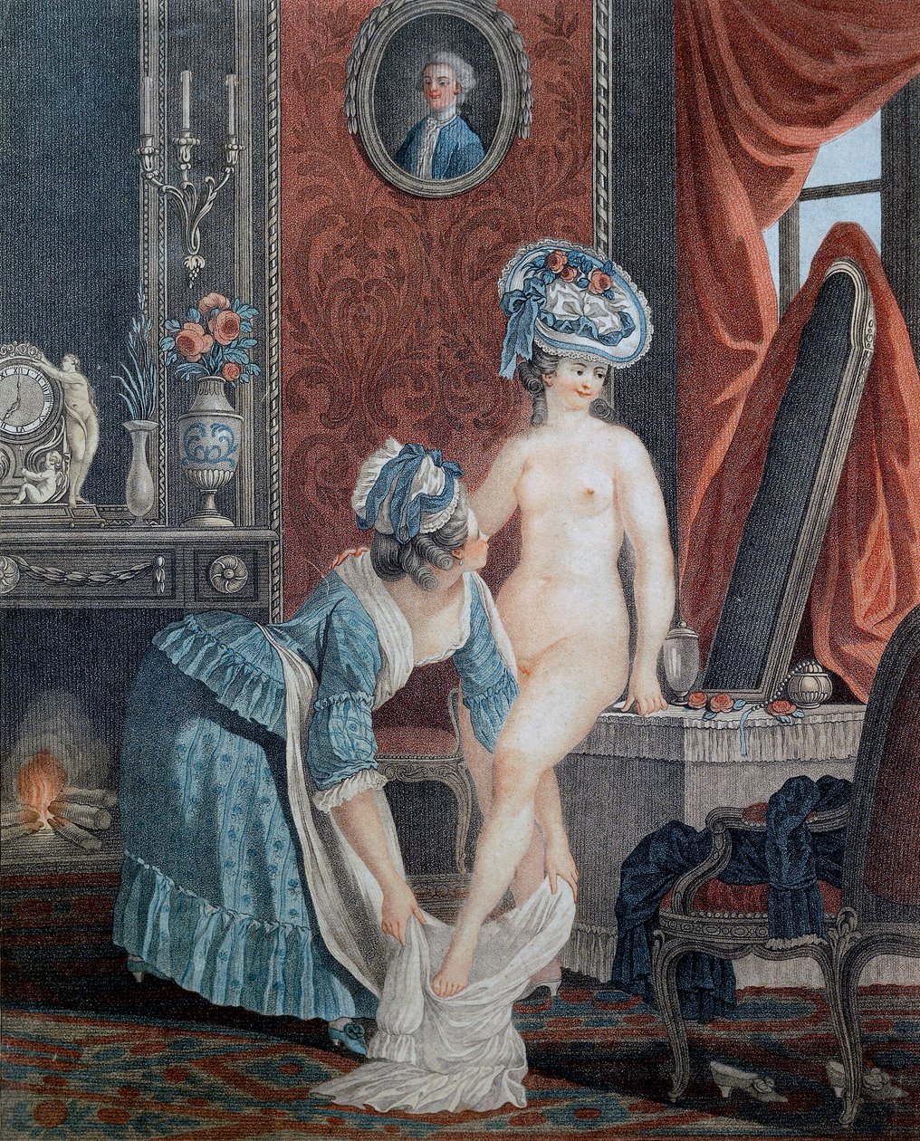 De toilet door Louis Marin Bonnet (1736-1793) door Anonymous Anonymous