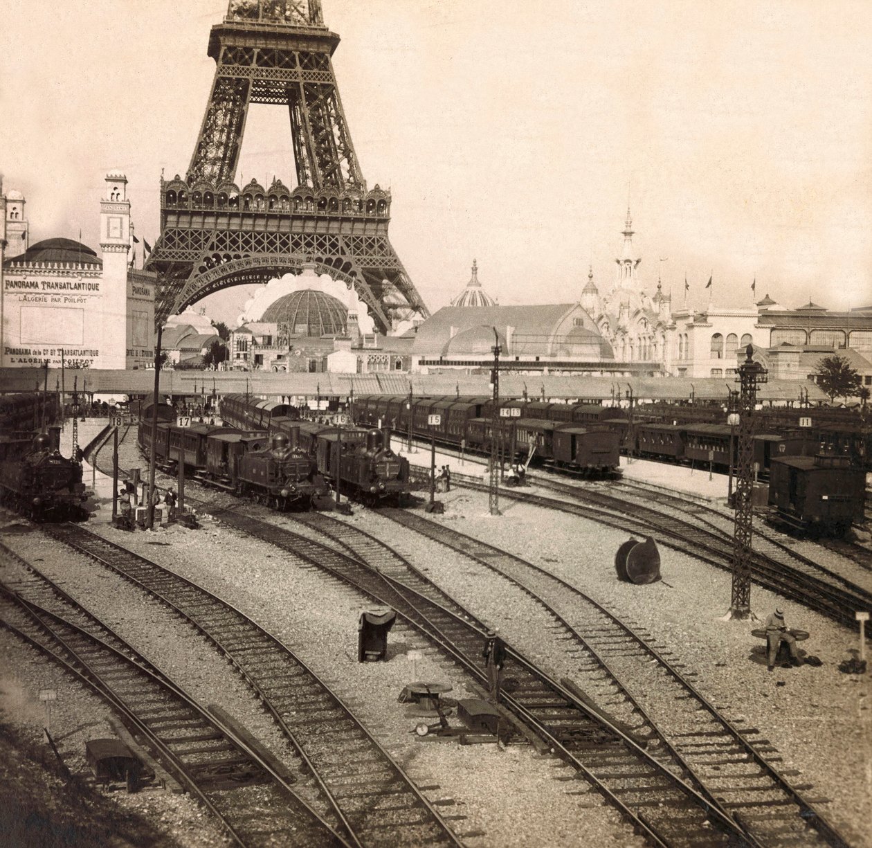 Wereldtentoonstelling van 1900: La gare du Champs de Mars door Anonymous Anonymous