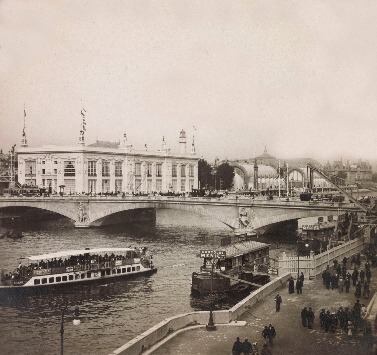 Wereldtentoonstelling van 1900 in Parijs: Het Palais des Congres door Anonymous Anonymous