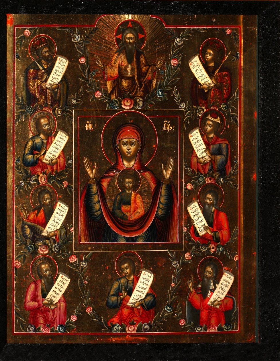 Onze Lieve Vrouw van Koersk, Begin 19e eeuw door Anonymous Russian icon painter
