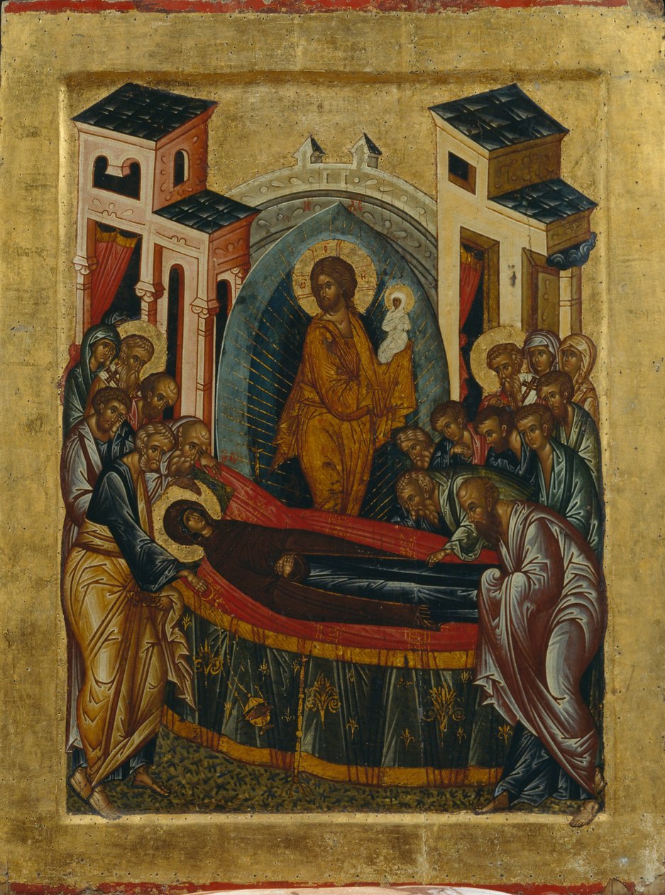 De Ontslaping van de Maagd, 1497 door Anonymous Russian icon painter