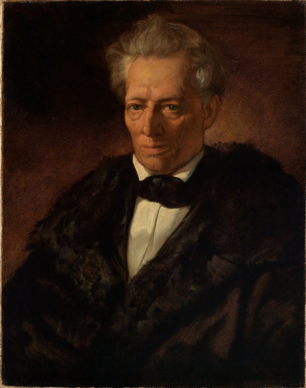 Portret van professor Karl Theodor Welcker door Anselm Feuerbach