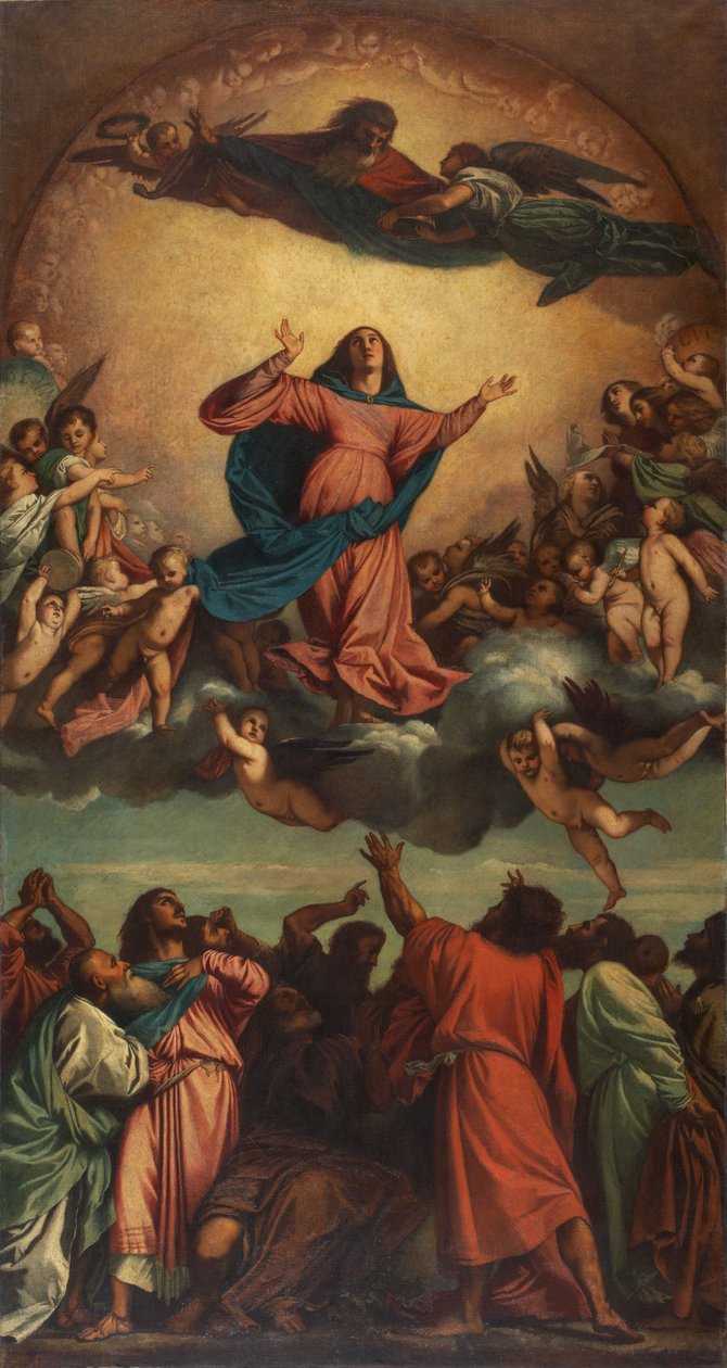 Hemelvaart van Maria door Anselm Feuerbach