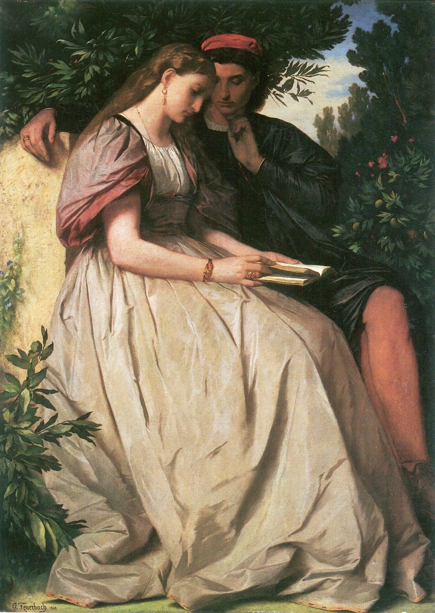Paolo en Francesca door Anselm Feuerbach