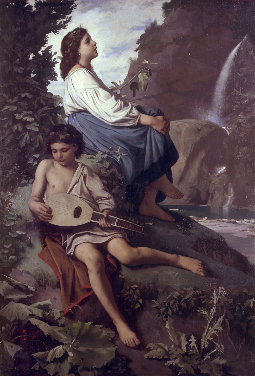 Herinnering aan Tivoli door Anselm Feuerbach
