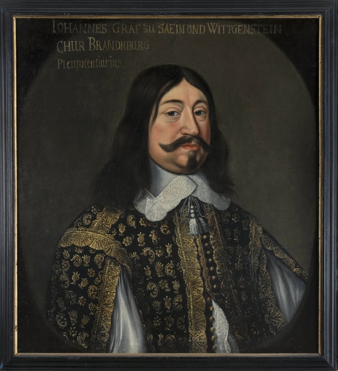 Portret van Jan VIII, graaf van Sayn-Wittgenstein-Hohenstein door Anselmus van (after) Hulle