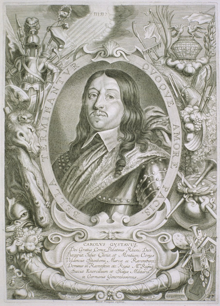 Karel X Gustaaf (1622-60) Koning van Zweden, uit 