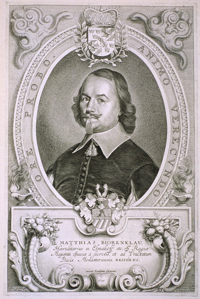 Matthias Mylonius Biorenklou (1607-71) uit 