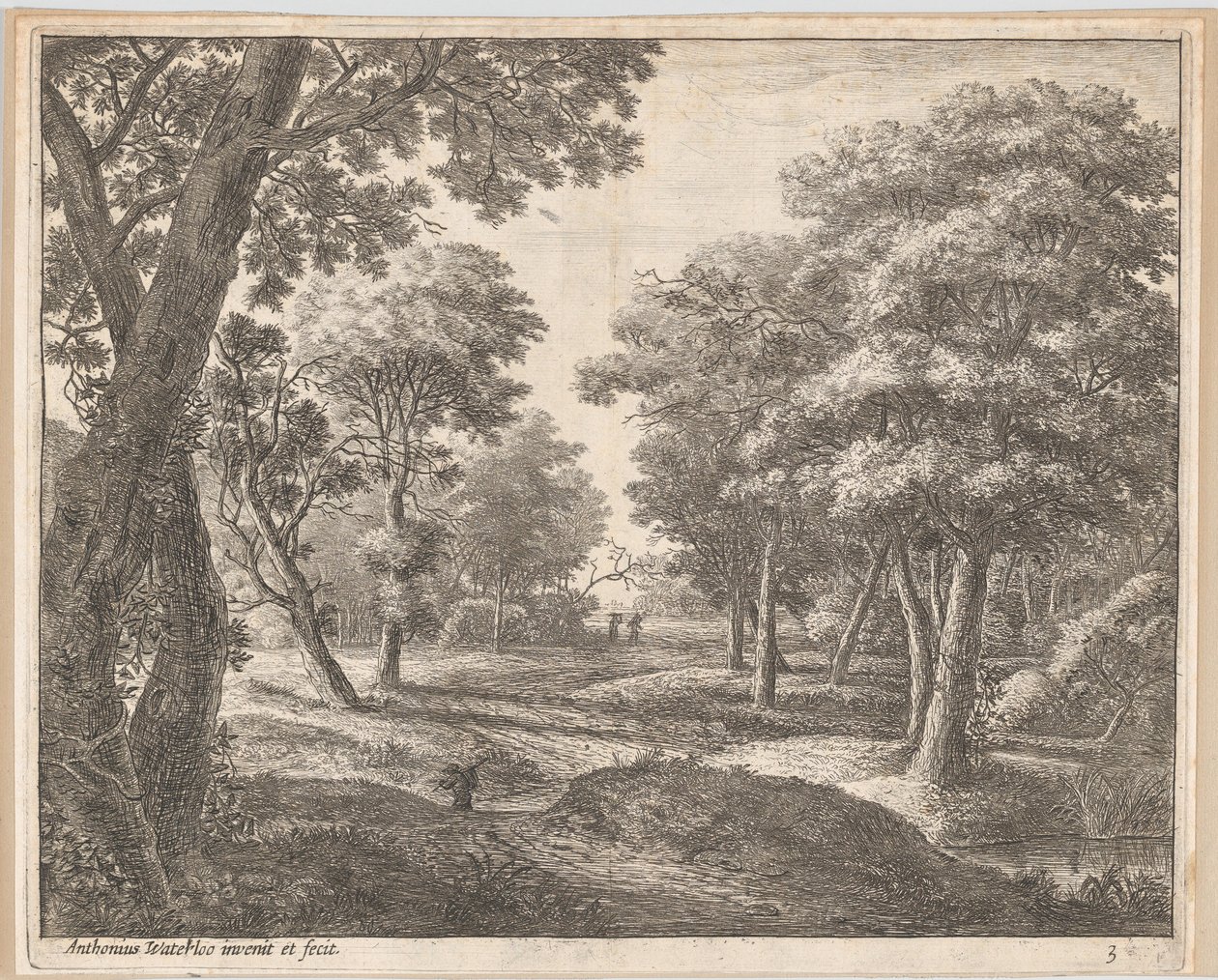 Een Pad Door het Bos door Anthonie Waterloo