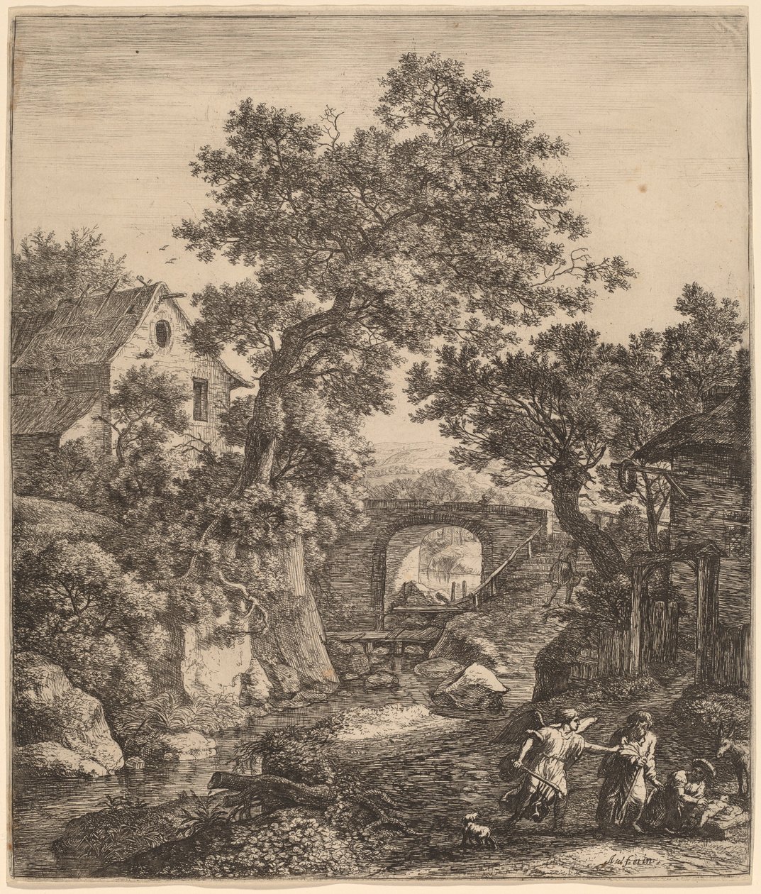 Landschap met de Besnijdenis van Mozes