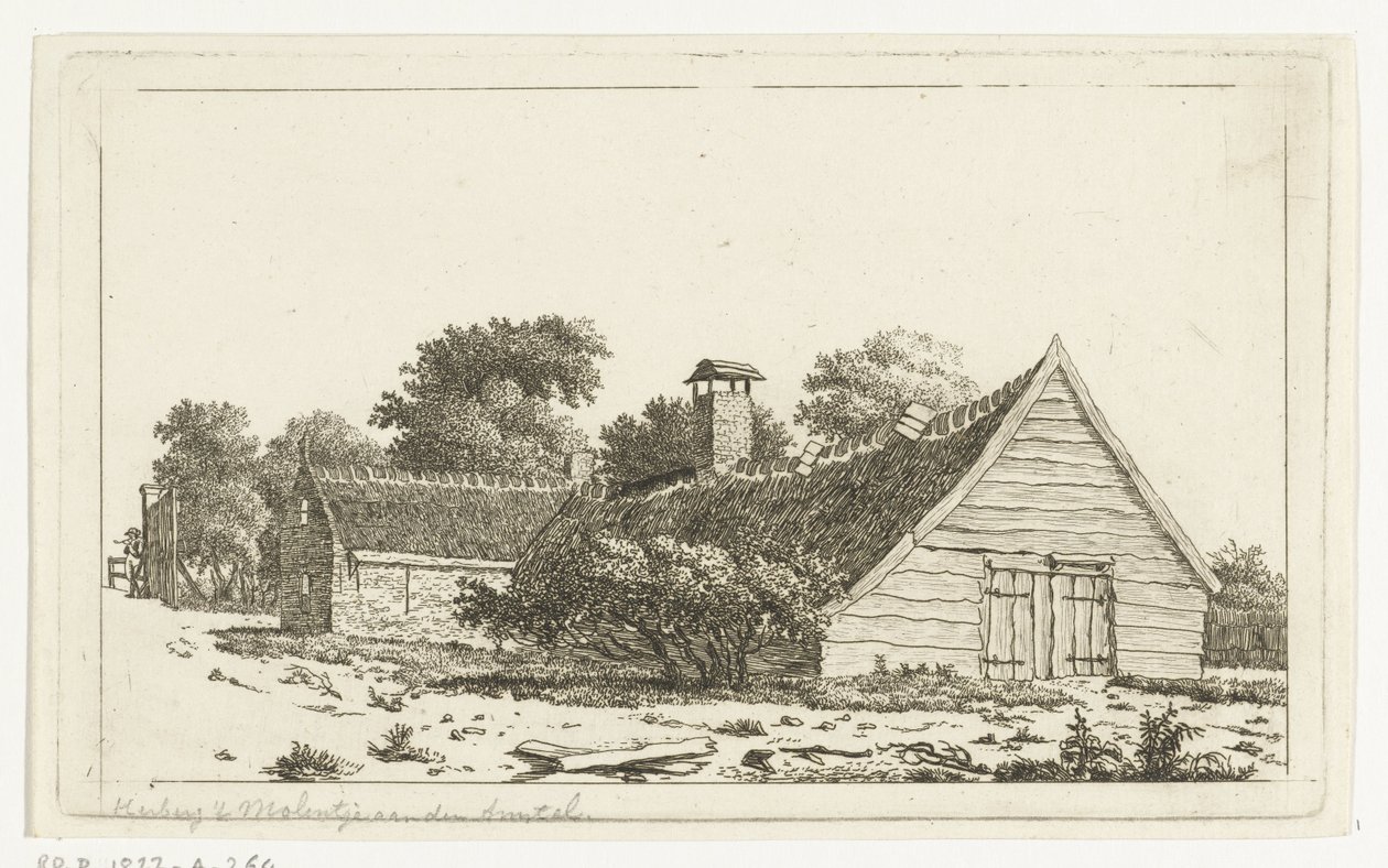 Herberg het Molentje aan de Amstel door Anthonie van den Bos