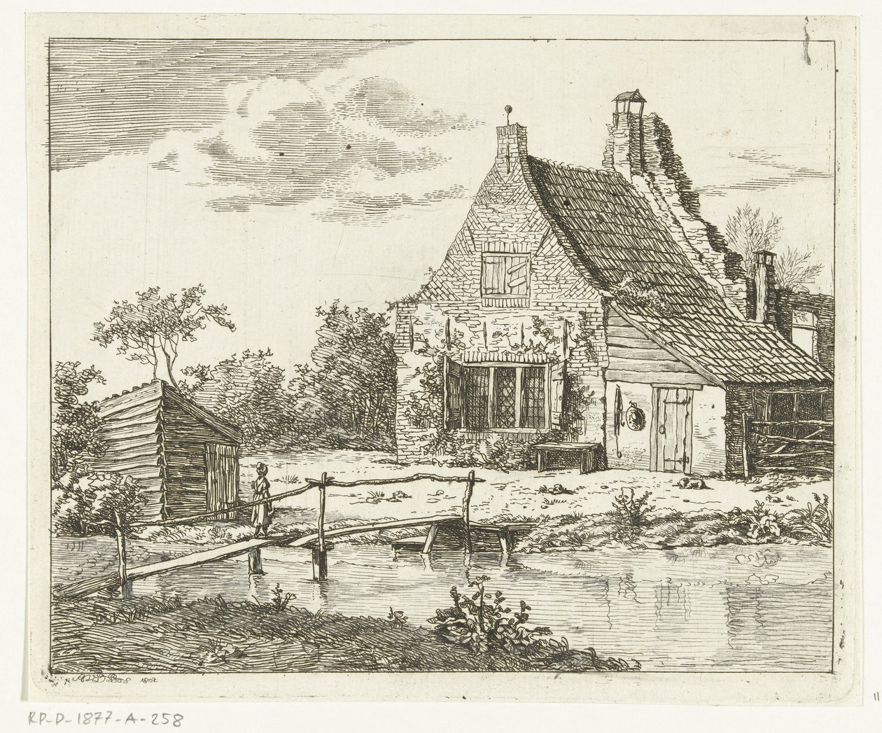Huis Snaatburg te Maarssen door Anthonie van den Bos