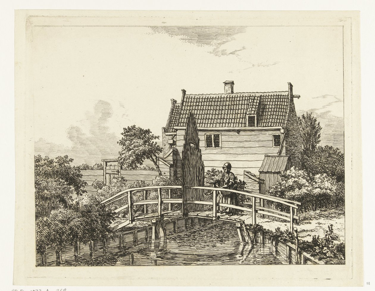 Jan Hanzenpad buiten de Raampoort door Anthonie van den Bos