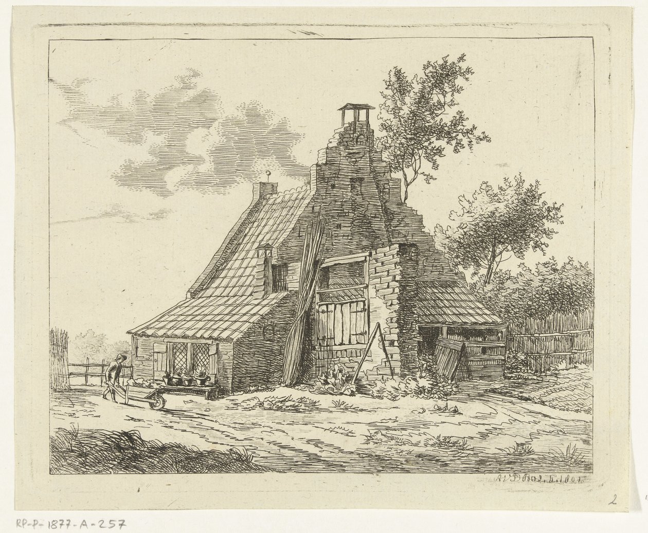 Ruïne van het huis Snaatburg te Maarssen door Anthonie van den Bos