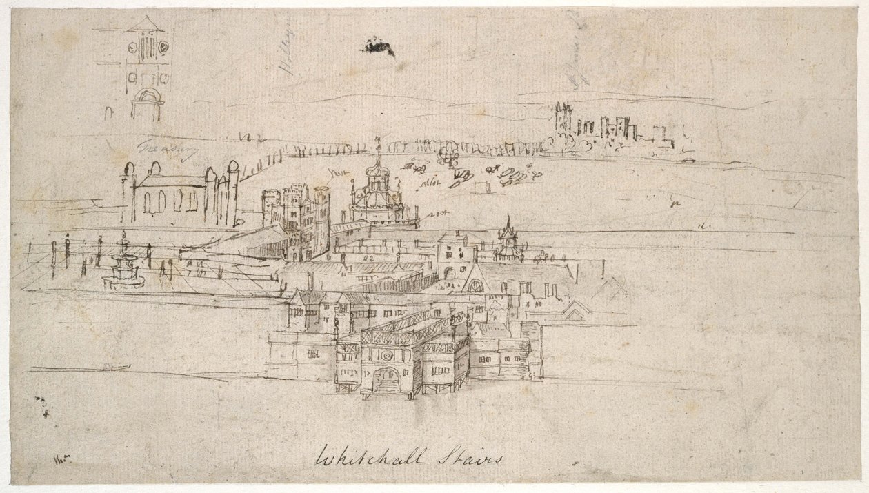De Tower of London door Anthonis van den Wyngaerde